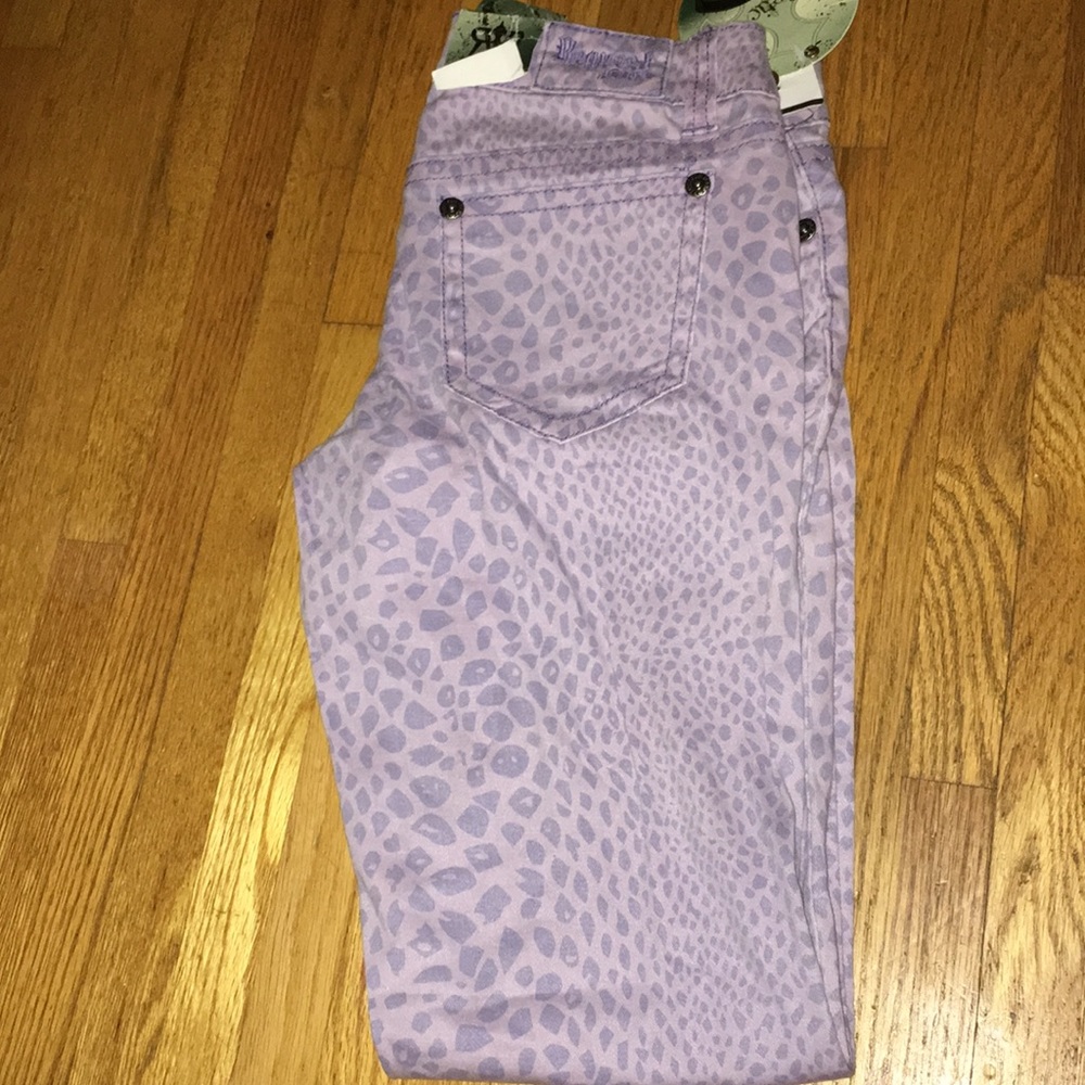 Purple Cheetah Jeans